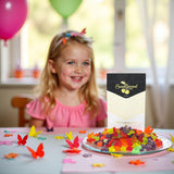 SweetGourmet Mini Butterflies Gummy, Assorted Fruit Flavors Candy, Fat Free, Gluten Free, 1.5 Pound Bulk Bag
