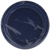 Creative Converting Touch of Color 24 Count Paper Lunch Plates, Navy
