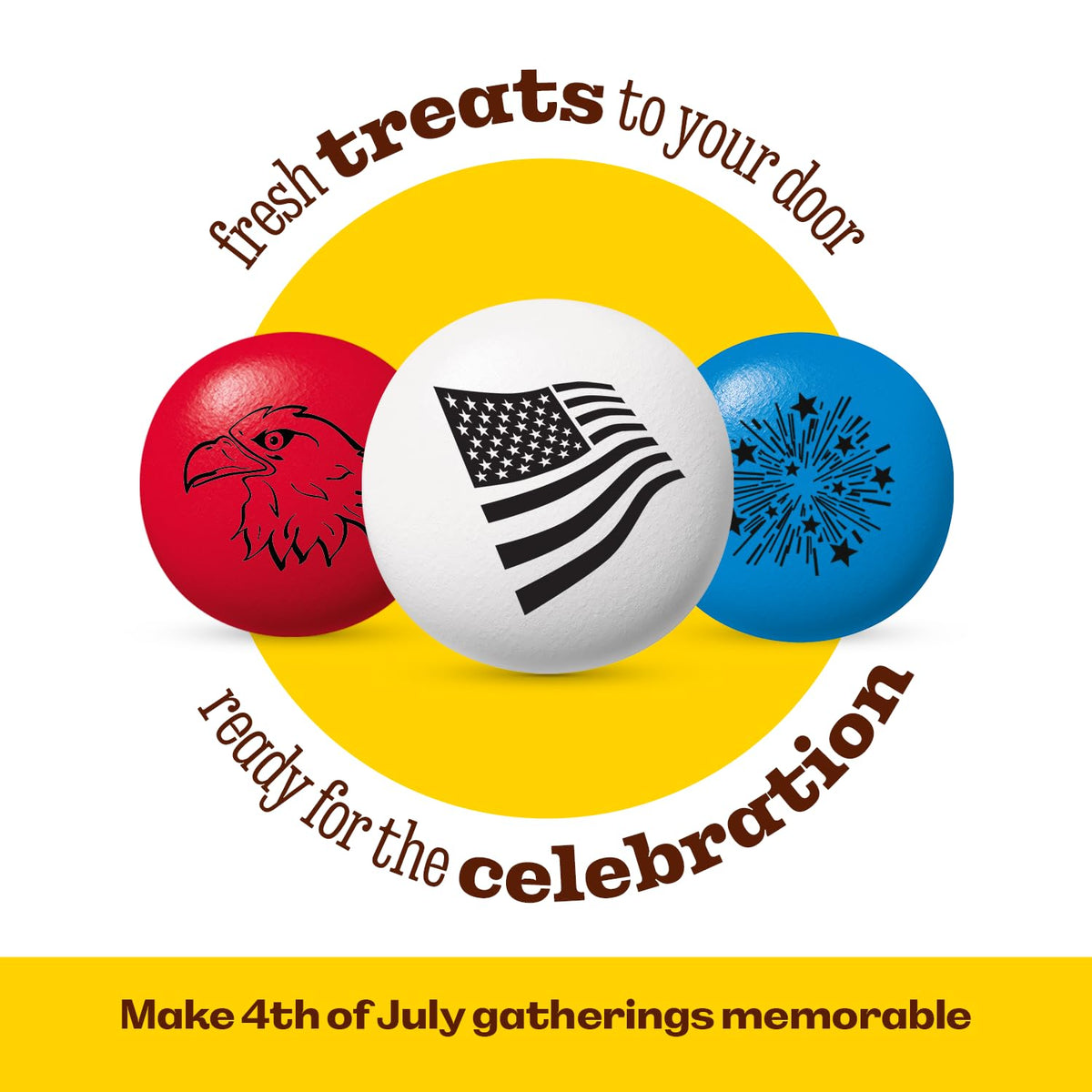 M&M'S USA Red, White, and Blue Patriotic Milk Chocolate Candy, 3 Pack