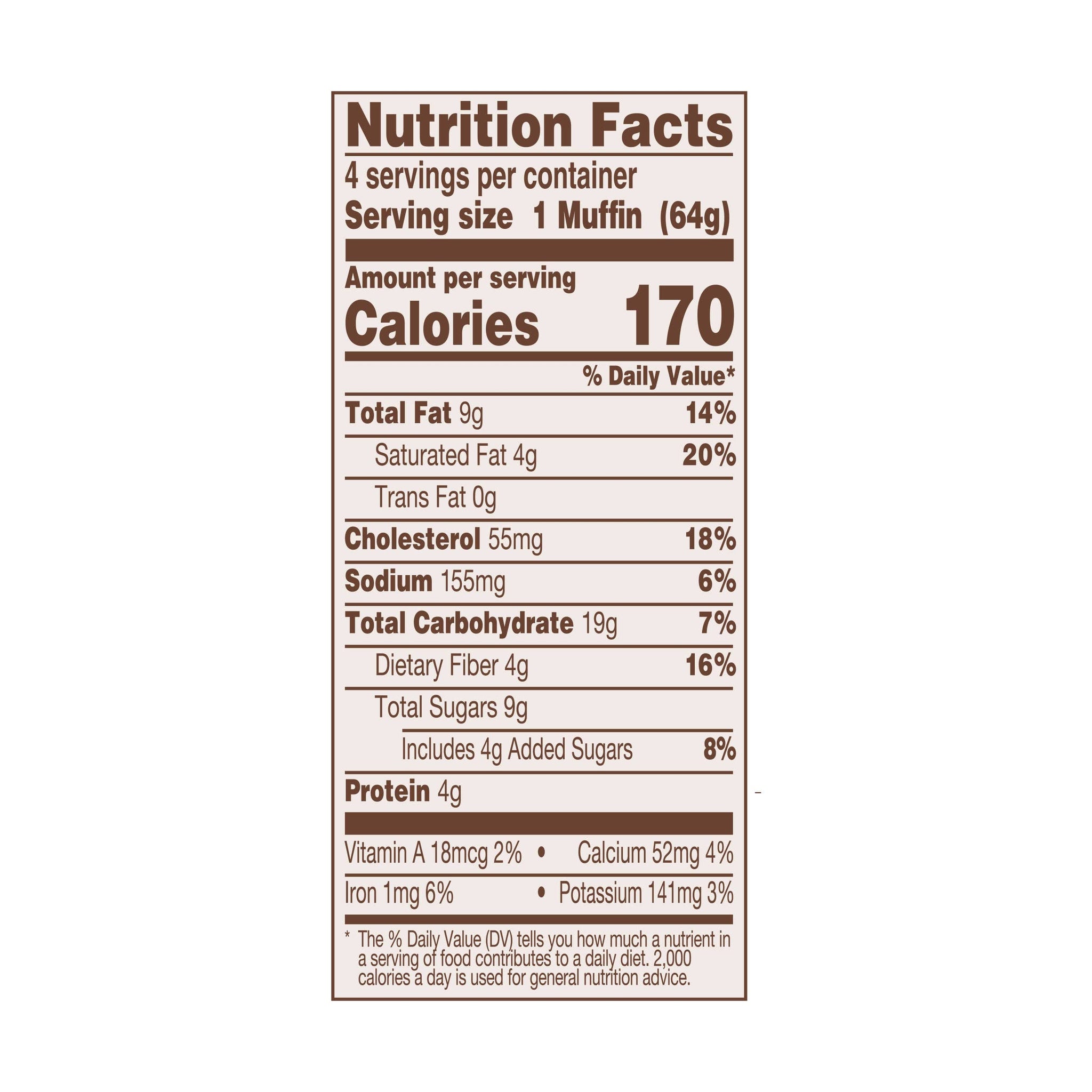 SOOZYS Banana Chocolate Muffins 4 Count, 9 OZ