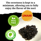 Seaweed Paste, Nori Tsukudani, Made in Japan | No MSG, No preservatives, No additives, Non-GMO | 2.4oz (70g) by SUI of Tokyo
