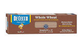 De Cecco Whole Wheat Pasta, Spaghetti No.12, 13.25 Ounce