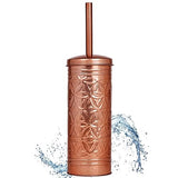 Autumn Alley Toilet Bowl Brush and Holder Copper Bathroom Accessories, Bathroom Toilet Brush for Modern Farmhouse Bathroom Decor, Standing Toilet Bowl