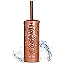Autumn Alley Toilet Bowl Brush and Holder Copper Bathroom Accessories, Bathroom Toilet Brush for Modern Farmhouse Bathroom Decor, Standing Toilet Bowl