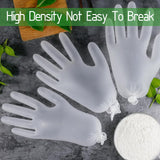 Dr.GreenPanda XL 1000pcs Clear Vinyl 3mil Disposable Food Safe Gloves for Food Service Food Prep Food Handling Cooking Cleaning Multipurpose Light