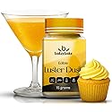 Bakeebake Gold Luster Dust Edible 15g - Edible Glitter for Drinks & Desserts - Gluten Free Edible Gold Dust for Cake Decorating - Tasteless Vegan