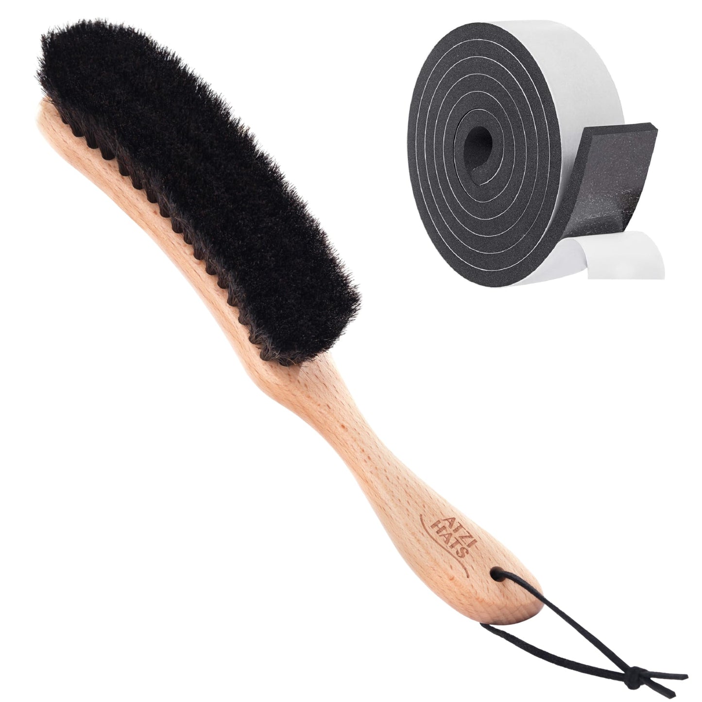 Care Kit Lint Remover Brush Clothing Brush Size Reducer Tape for Felt Hats, Fedoras, Baseball Caps & Western Cowboy Hats