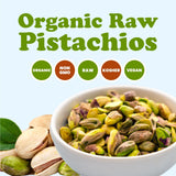 Food to Live - Organic Raw Pistachios, No Shell, 16 Pounds - Non-GMO Unsalted and Unroasted Kernels. Perfect for Snacking and Cooking