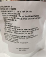 Mullein Leaf Marshmallow Root Blend Tea Bags - All Natural Wildcrafted (10)