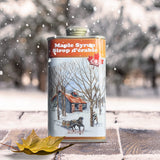 Brien 100% Pure Maple Syrup | Gluten Free Vegan Syrup | Maple Syrup Dispenser Refill | Real Maple Syrup Tin Can Product From Canada (8.4 Fl Oz)