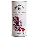 Brodies Tea, Scottish Breakfast Tea, Black Tea Imported from Scotland, Canister of 50 Bags (Pack of 1)