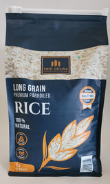 Prid Grains Premium Parboiled Rice, 5 lb Bag, Medium