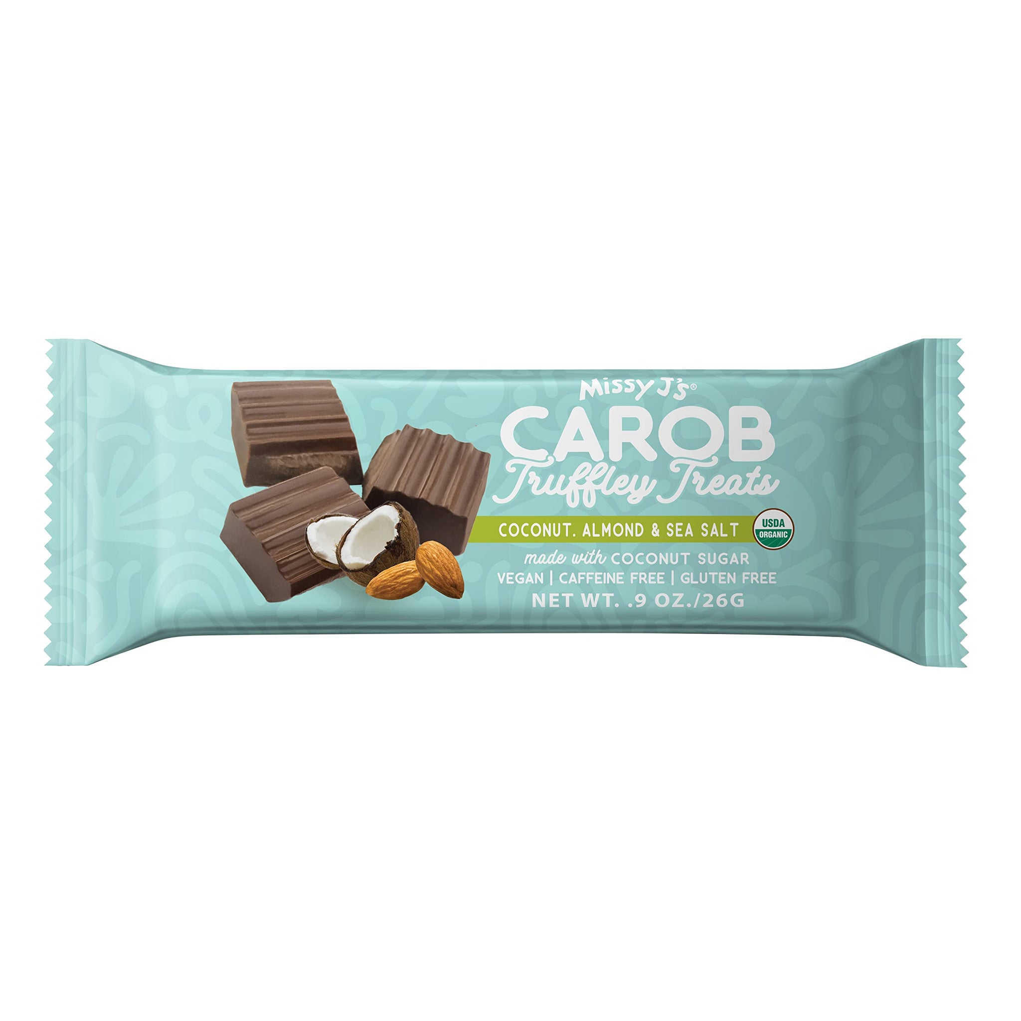 Missy J's Carob Truffley Treats Sampler Pack, 3 Flavors, 3 Pack, (1-per flavor), Vegan Gluten Free, Substitute for Chocolate, Perfect for Snacks