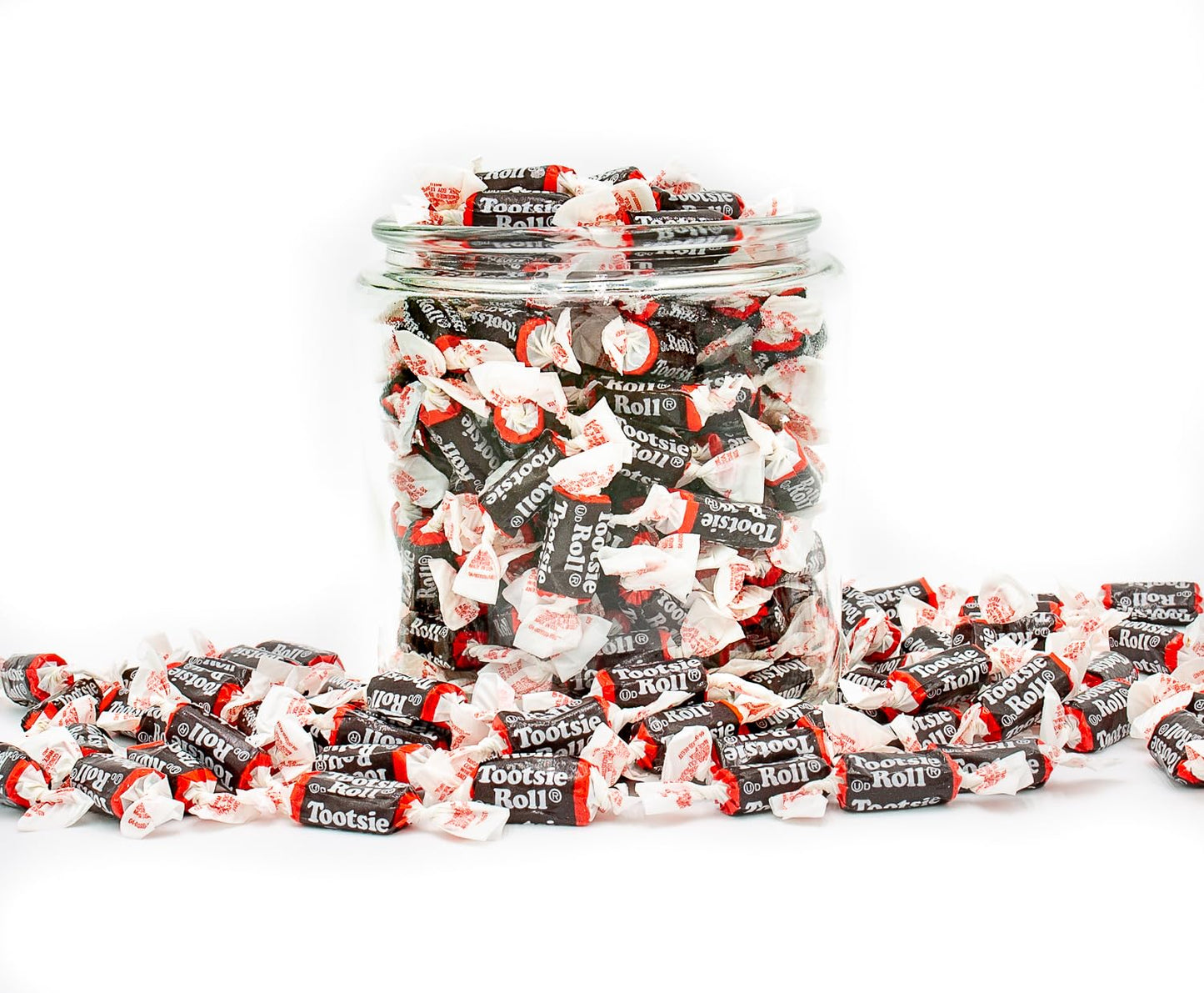 Tootsie Rolls MIDGEES Taffy Candy 1 lb - Bulk Bag, Individually Wrapped, Gluten Free, Chewy, Approx. 69 pieces