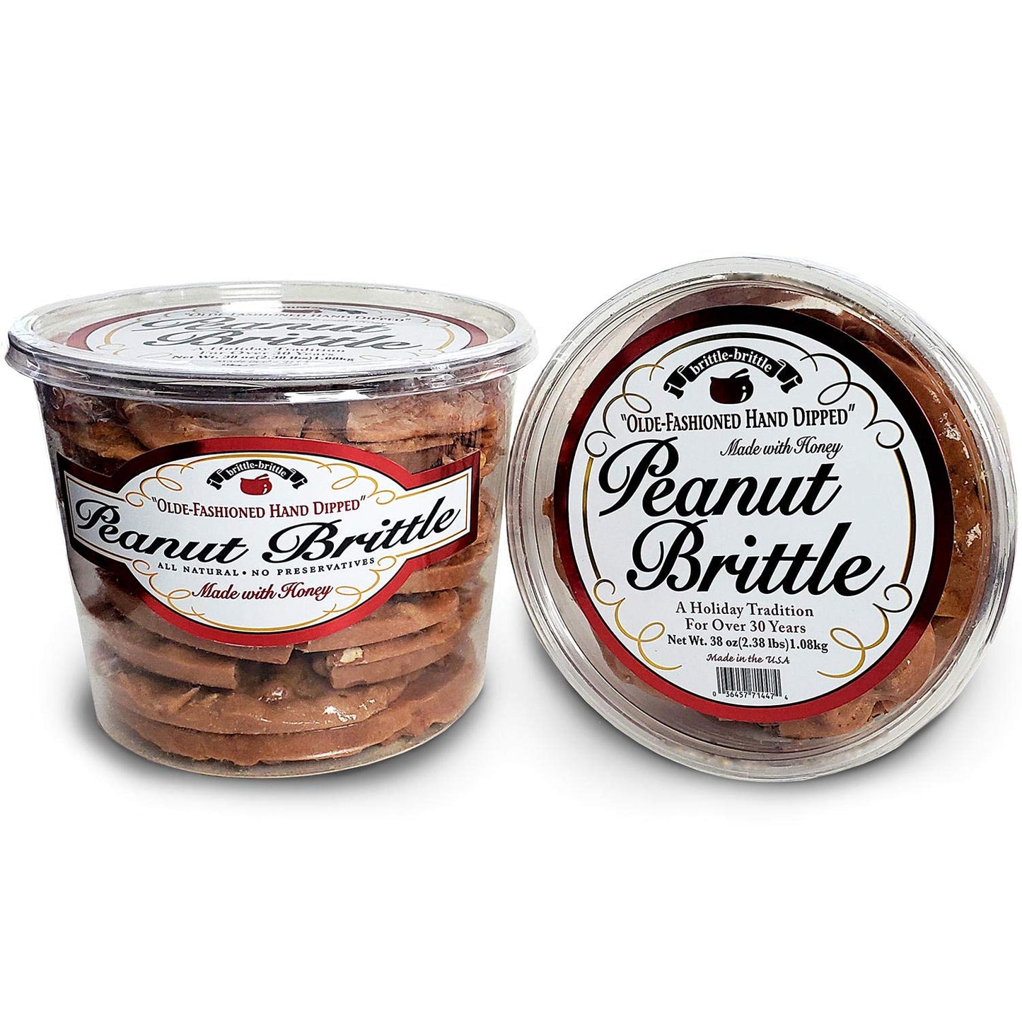Brittle-Brittle Gourmet Peanut Brittle 42oz