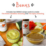 MV The Dressing Premium Olive Oil Balsamic Vinaigrette, Mediterranean Diet Salad Dressing, Marinade & Dipping Sauce, Gluten-Free, Dairy-Free, Vegan, 8