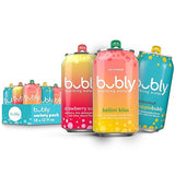 bubly, 3 Flavor Variety Pack (Bellini Bliss, Strawberry Sunset, Coconut Pineapple), Zero Sugar & Zero Calories, 12 Fl Oz Cans (Pack of 18)