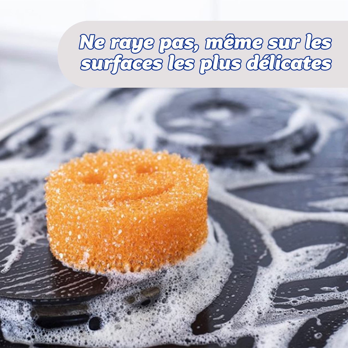 Scrub Daddy Colors - Color Code Cleaning, FlexTexture, Soft in Warm Water, Firm in Cold, Deep Cleaning, Dishwasher Safe, Multi-use, Scratch Free, Odor