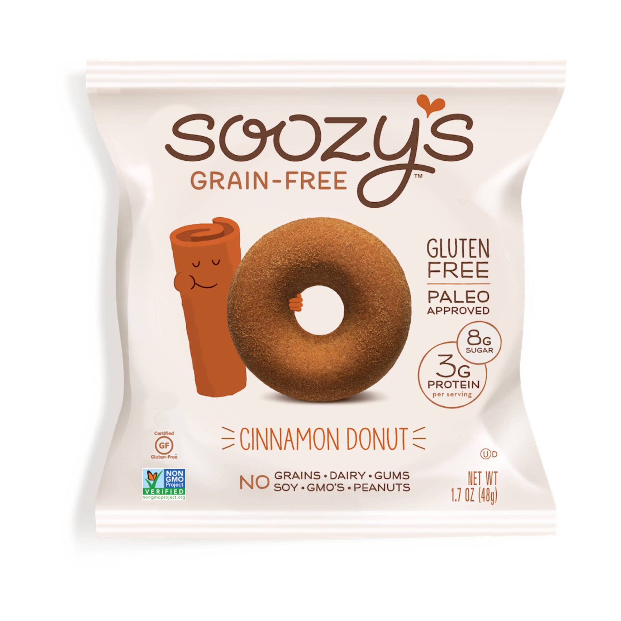SOOZYS Cinnamon Sugar Donut, 1.7 OZ