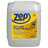 Zep Zuwlff5g Wet Look Floor Finish, 5-Gals. Floor Cleaner, Stripper & Polish