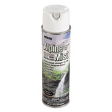Misty Air Freshening Deodorizing Spray - Alpine Mist - 10 oz (Case of 12) 1039394 - Premium Odor Neutralizer for Smoke, Organic Decay, and Other