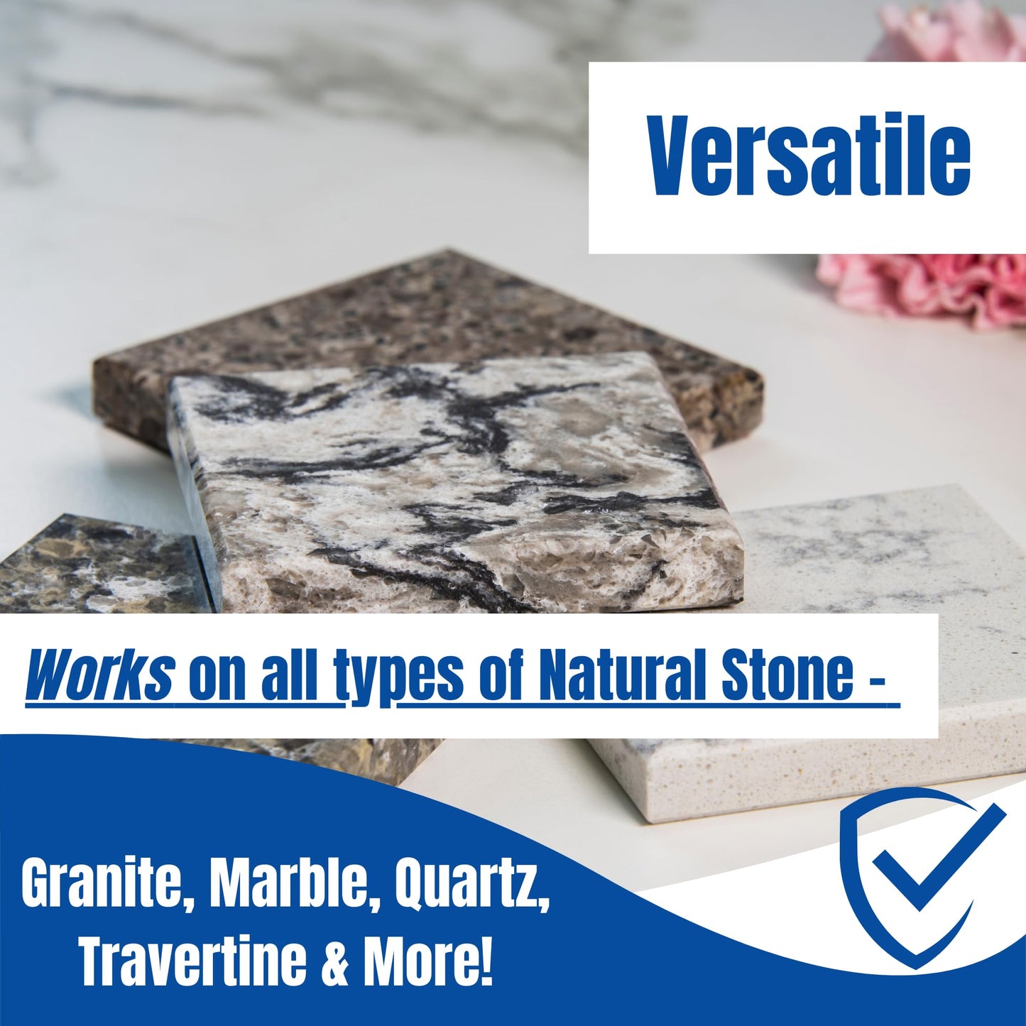 Black Diamond Stoneworks Granite Plus 2-in-1 Cleaner & Sealer, pH Neutral, Streak-Free Stone Cleaner for Granite, Marble, Quartz, Travertine