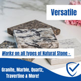 Black Diamond Stoneworks Granite Plus 2-in-1 Cleaner & Sealer, pH Neutral, Streak-Free Stone Cleaner for Granite, Marble, Quartz, Travertine