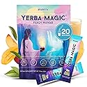 Yerba Mate Tea, Yerba Magic 5 in 1 Stick Packs with Lion's Mane, Prebiotics, Probiotics, L-Theanine, Plant Based Caffeine, Gut Health, Magic Mind