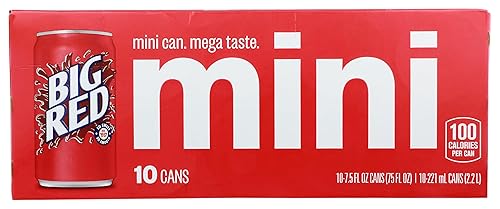 Big Red Soda 7.5 oz Mini Can 30 Pack