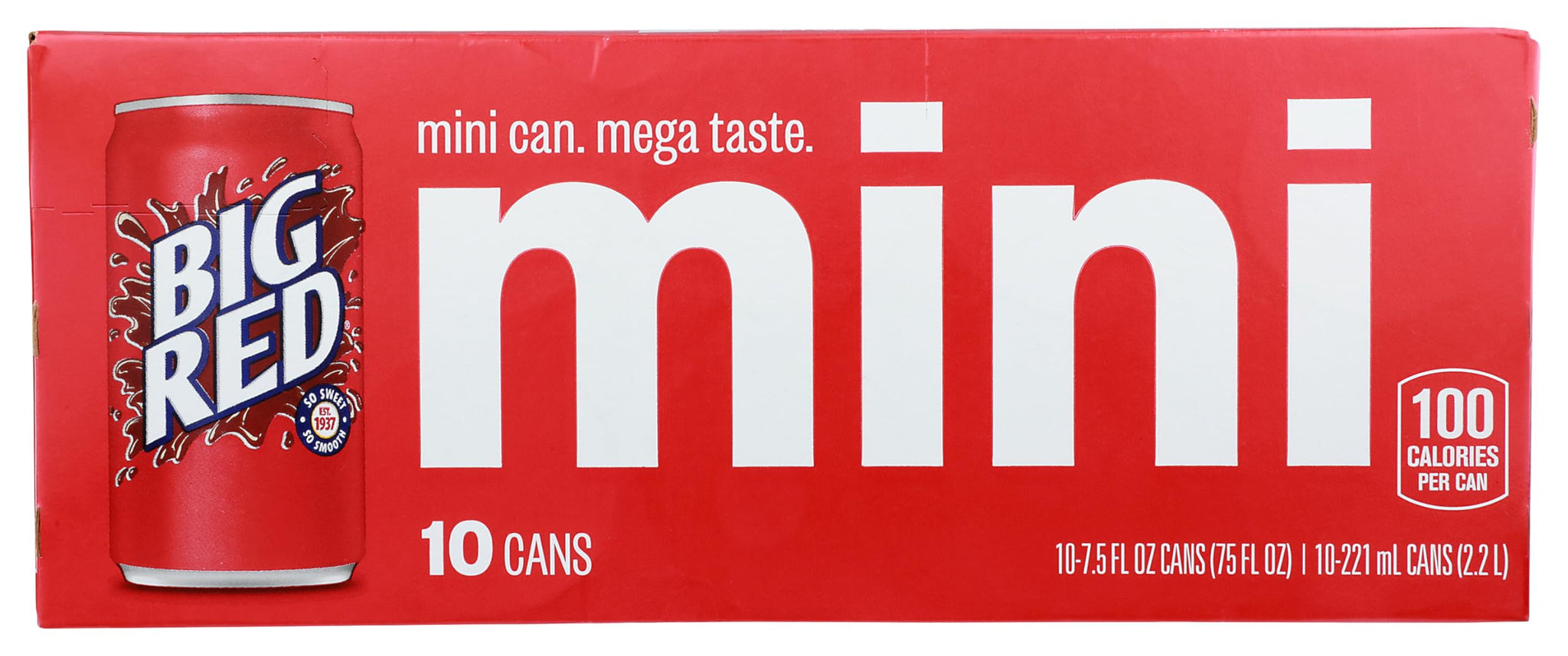 Big Red Soda 7.5 oz Mini Can 30 Pack