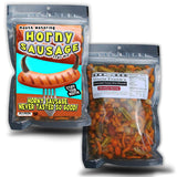 Horny Sausage Gourmet Trail Mix - Premium Food Gifts for Men - Sausage Gift for Sausage Lovers - Spicy Snack Basket Idea - Stocking Stuffers Women