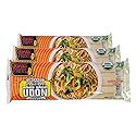 Organic Planet Whole Wheat Udon, Traditional Asian-Style Noodles, Non-GMO 8 oz (3 pack)