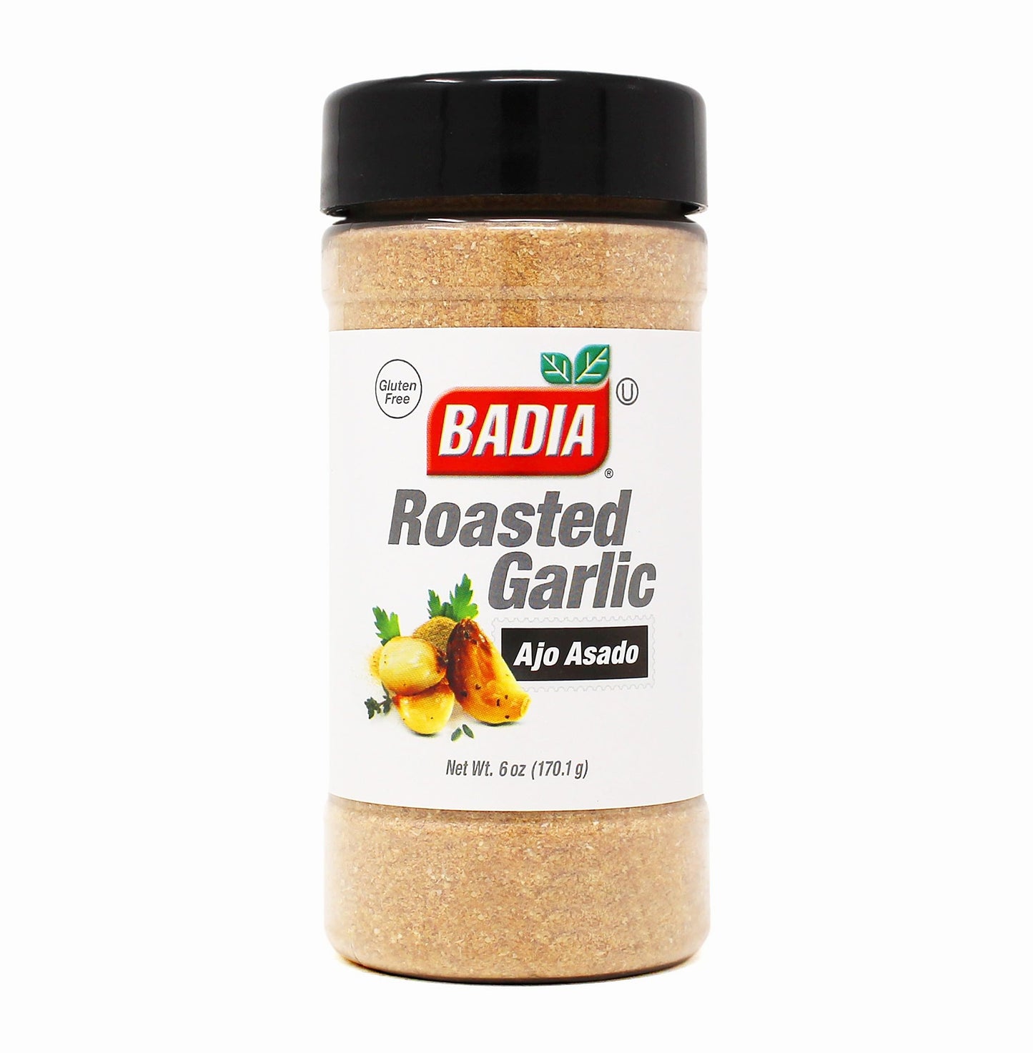 Badia Roasted Garlic Powder Seasoning, 6 oz - Smoky, Roasted Sweet Garlic Flavor - Gluten Free