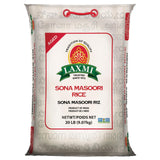 Laxmi All-Natural Sona Masoori Medium Grain Rice, 20lbs