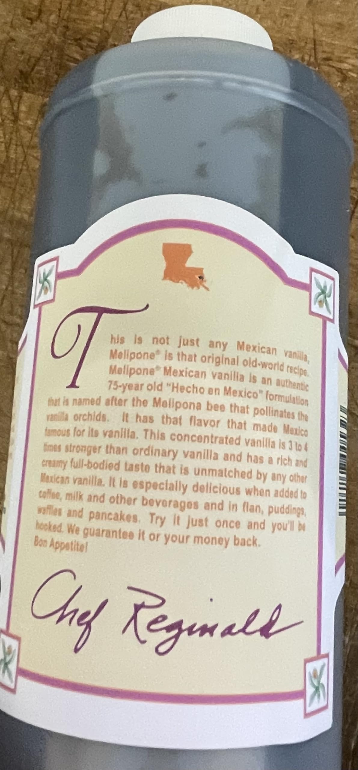 Ronald Reginald's Melipone® Mexican Vanilla Quart