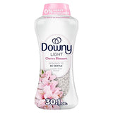 Downy Light Laundry Scent Booster Beads, Cherry Blossom Scent, 30.1 OZ, In-wash fabric beads designed to be gentle with a light boost of scent, No