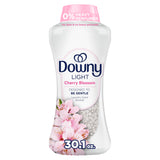 Downy Light Laundry Scent Booster Beads, Cherry Blossom Scent, 30.1 OZ, In-wash fabric beads designed to be gentle with a light boost of scent, No