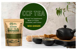 CCF Tea (Cumin, Coriander, Fennel) With Ginger - Digestive Tea to Support Natural Detoxification 8 Ounces (Pack of 1)