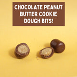 Peanut Butter Edible Cookie Dough Bites, Mini Dessert Topper Candy, 3.1 Ounces (Pack of 3)