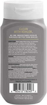 KOHLER K-23725-NA Cast Iron Cleaner, For Kitchen and Bathroom, 8 oz Bottle, Non-abrasive Cream-based Cleaner