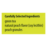 Bigelow Tea Green Tea - with Peach - Case of 6-20 Bag