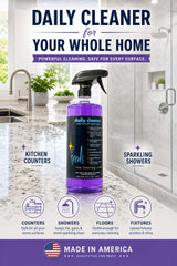 Fred's Daily Cleaner - Multi-Surface, Natural Stone Safe, Neutral pH, Streak-Free Counter Cleaner 32 Ounce Spray
