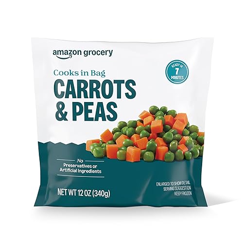 Amazon Grocery, Peas & Carrots, 12 Oz, Frozen