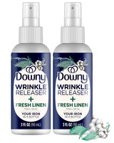 Downy Wrinkle Releaser Spray All In One Wrinkle Release Spray Travel Size, Odor Eliminator, Static Remover Fabric Refresher & Ironing Aid for Clothes