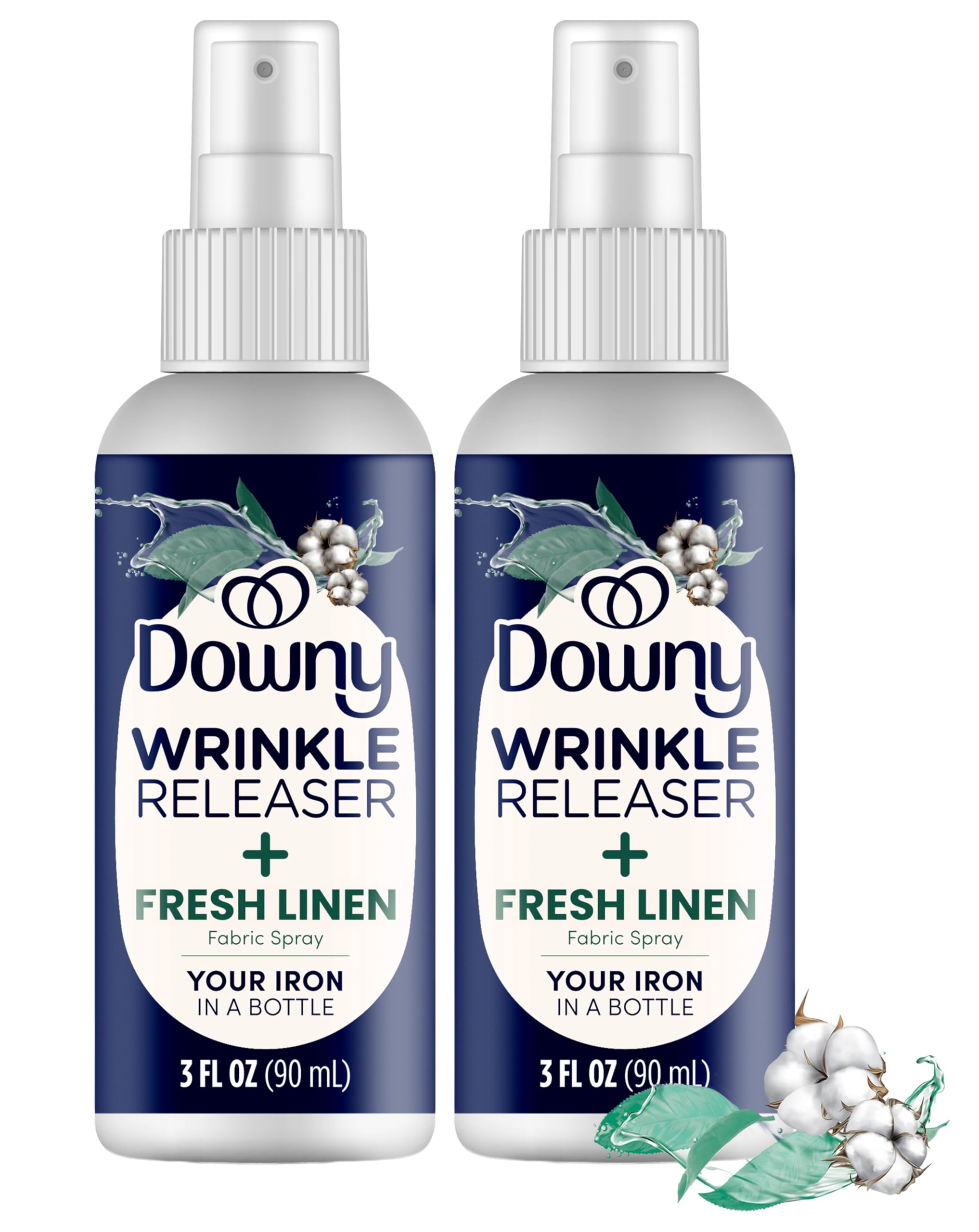 Downy Wrinkle Releaser Spray All In One Wrinkle Release Spray Travel Size, Odor Eliminator, Static Remover Fabric Refresher & Ironing Aid for Clothes