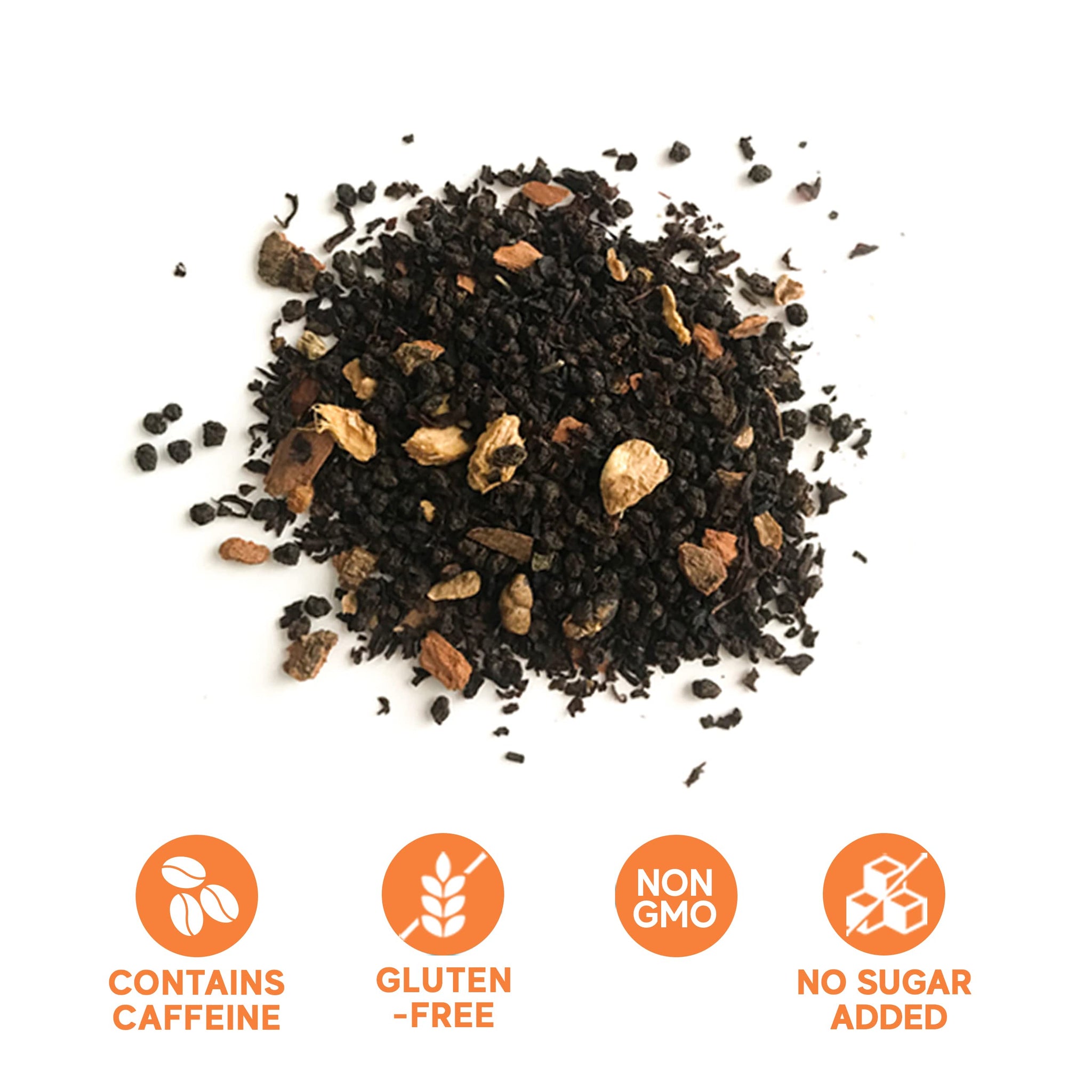 Sou Zen Specialty Masala Chai 4oz (113g) Loose Leaf Tea | Premium Quality Black Tea Leaves and Naturally Organic Ingredients | Special Blend of Black