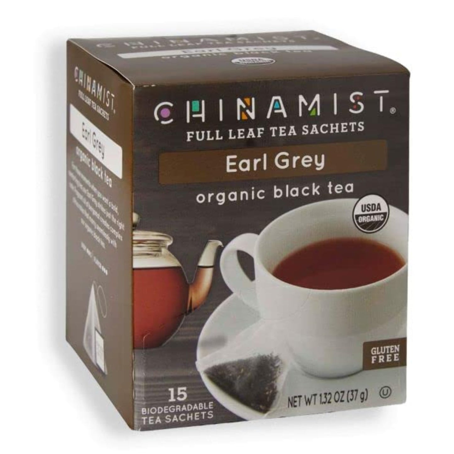 China Mist Organic Black Tea, Earl Grey (1 box)