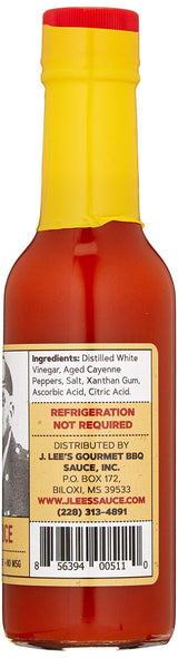 J. Lee's Cajun Hot Sauce, Packed with Cajun Flavor - 5 oz - 2 Pack