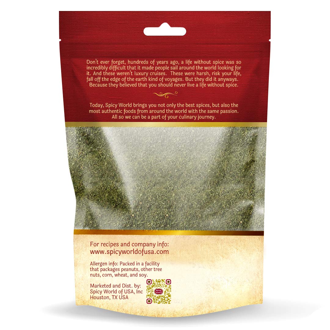 Spicy World Dill Weed 14 Ounce LARGE Bag | Perfect Seasoning and Spice for Salads and Soups