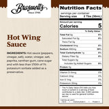 Braswell’s Spicy Hot Wing Sauce - Small-Batch, Renowned Specialty, Made in USA, Since 1946 (13.5oz)